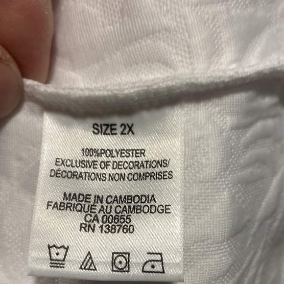 Activezone athlesure white long sleeve top - Picture 4 of 4